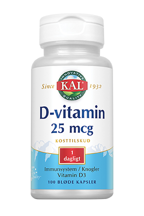 D-vitamin 25 mcg produktfoto